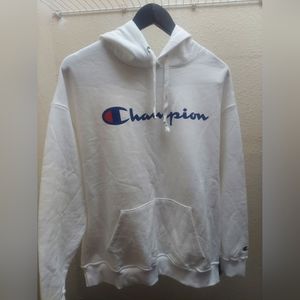 NWT Adult XL White Champion Hoodie
